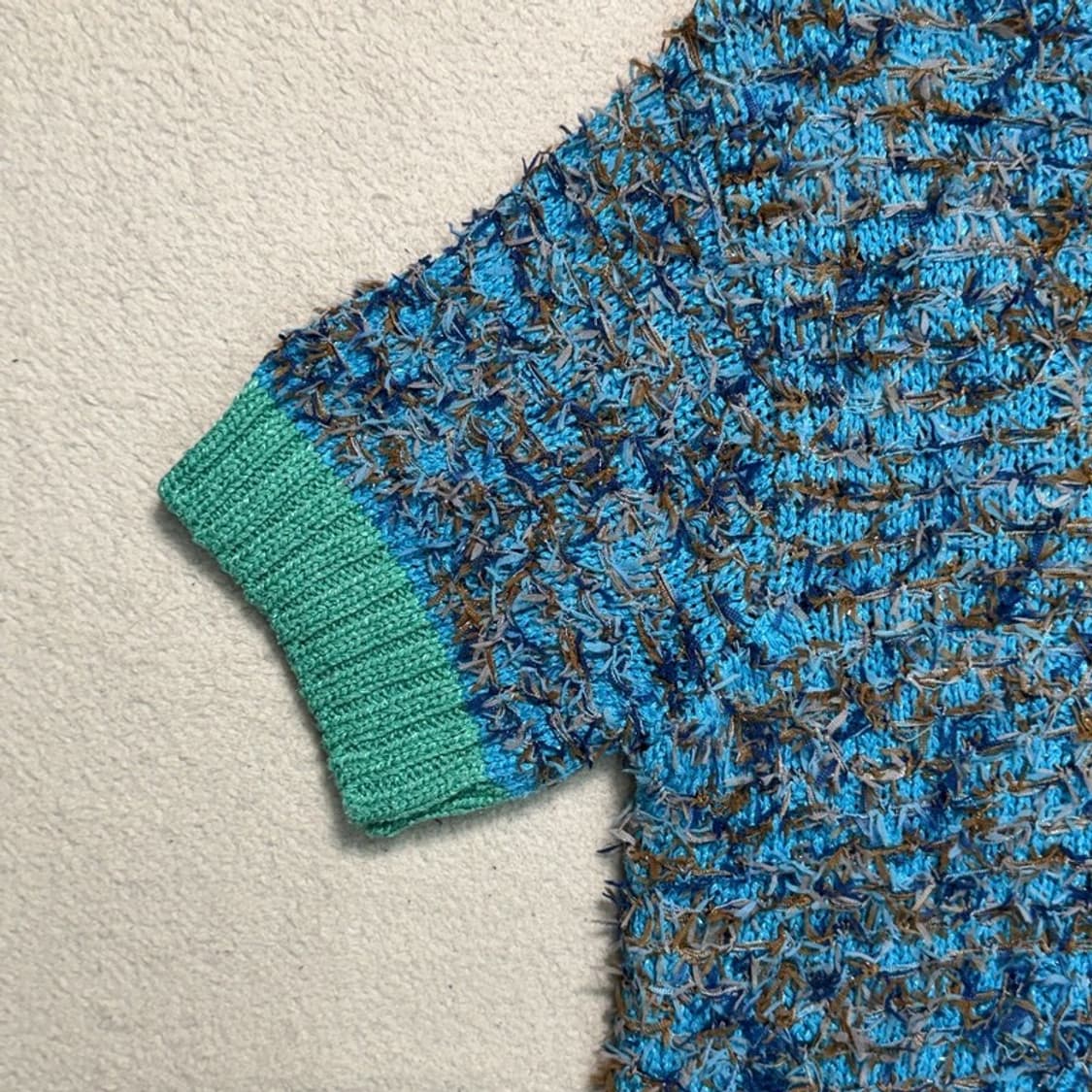 앤더슨벨 요세미티 폴로 니트 탑 블루 XS 상품이미지6