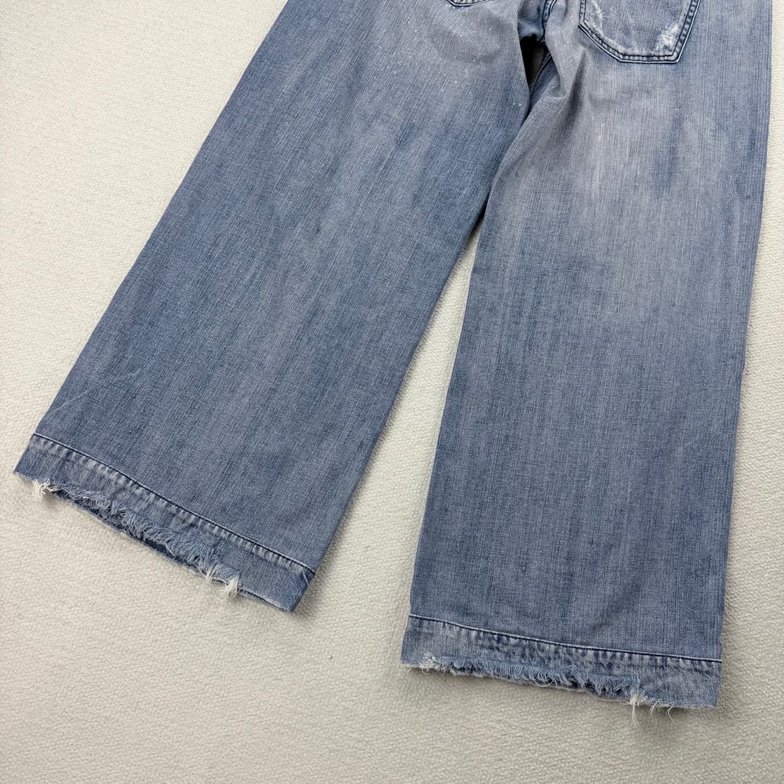 랄프로렌 신치백 디스트레스드 데님 팸츠 상품이미지8