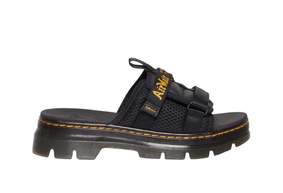 새상품(230)닥터마틴 에이스 로고 마일드 레더 스트랩 플랫폼 슬라이드 상품이미지7