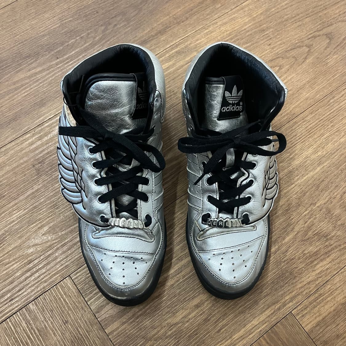 N239 아디다스 제레미스캇 실버윙 하이탑 상품이미지2