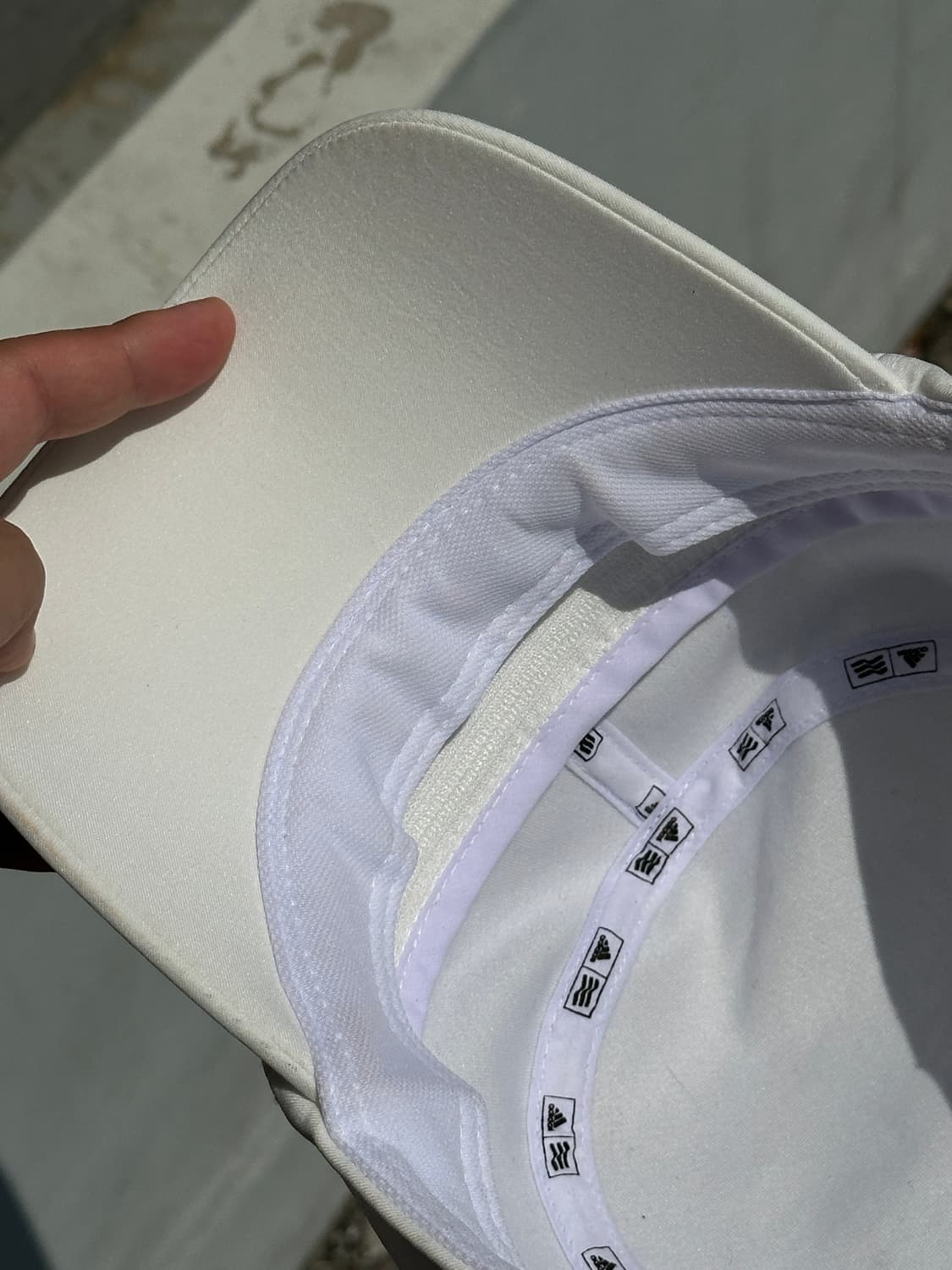 [M-L] 아디다스 adipure 화이트 골프 볼캡 모자 상품이미지6