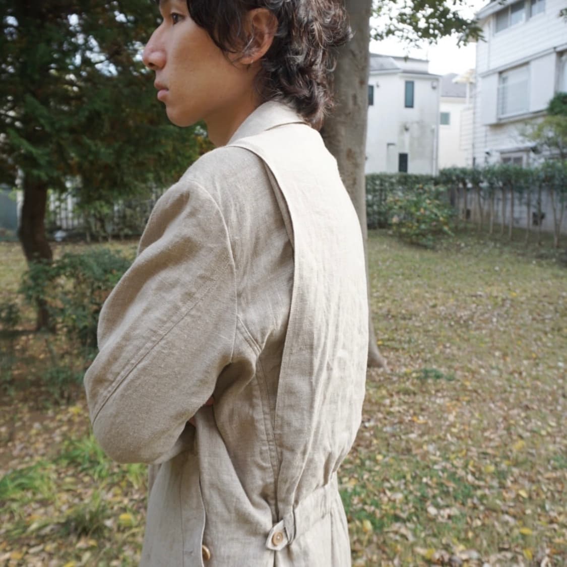 Yohji Yamamoto linen military jacket 상품이미지1