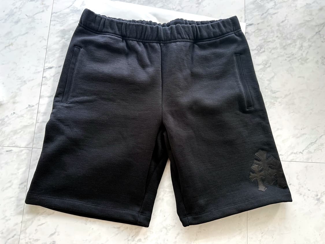 [XL]크롬하츠 레더 페이퍼잼 쇼츠 상품이미지3