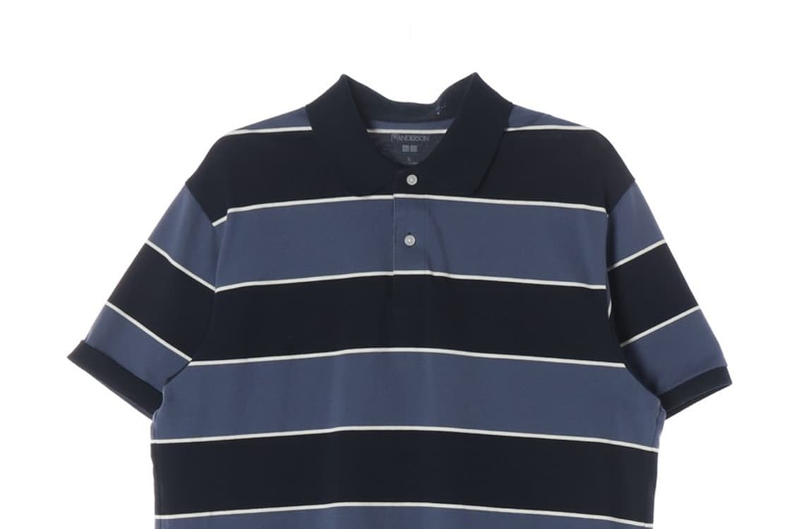 유니클로 x JW 앤더슨 드라이 피케 스트라이프 폴로 셔츠 XL 상품이미지3