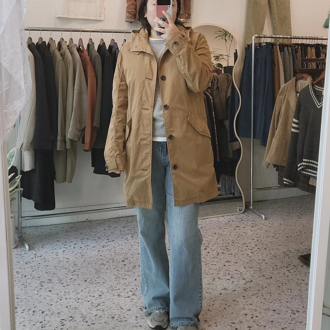 American eagle 누빔내피 야상코트 상품이미지9