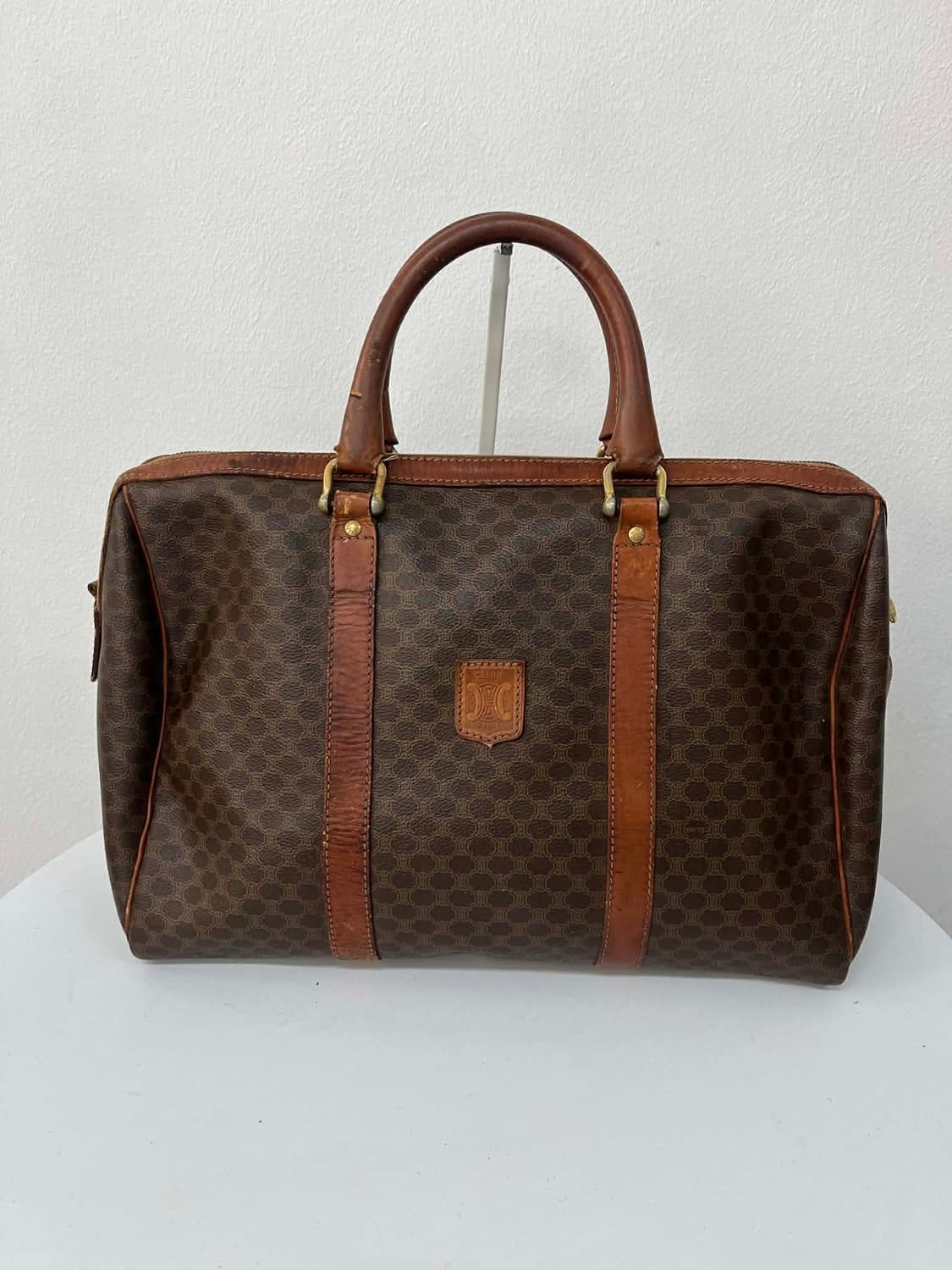 셀린느 빈티지 마카담 블라종 빅 보스톤백 여행가방 토트백 상품이미지1