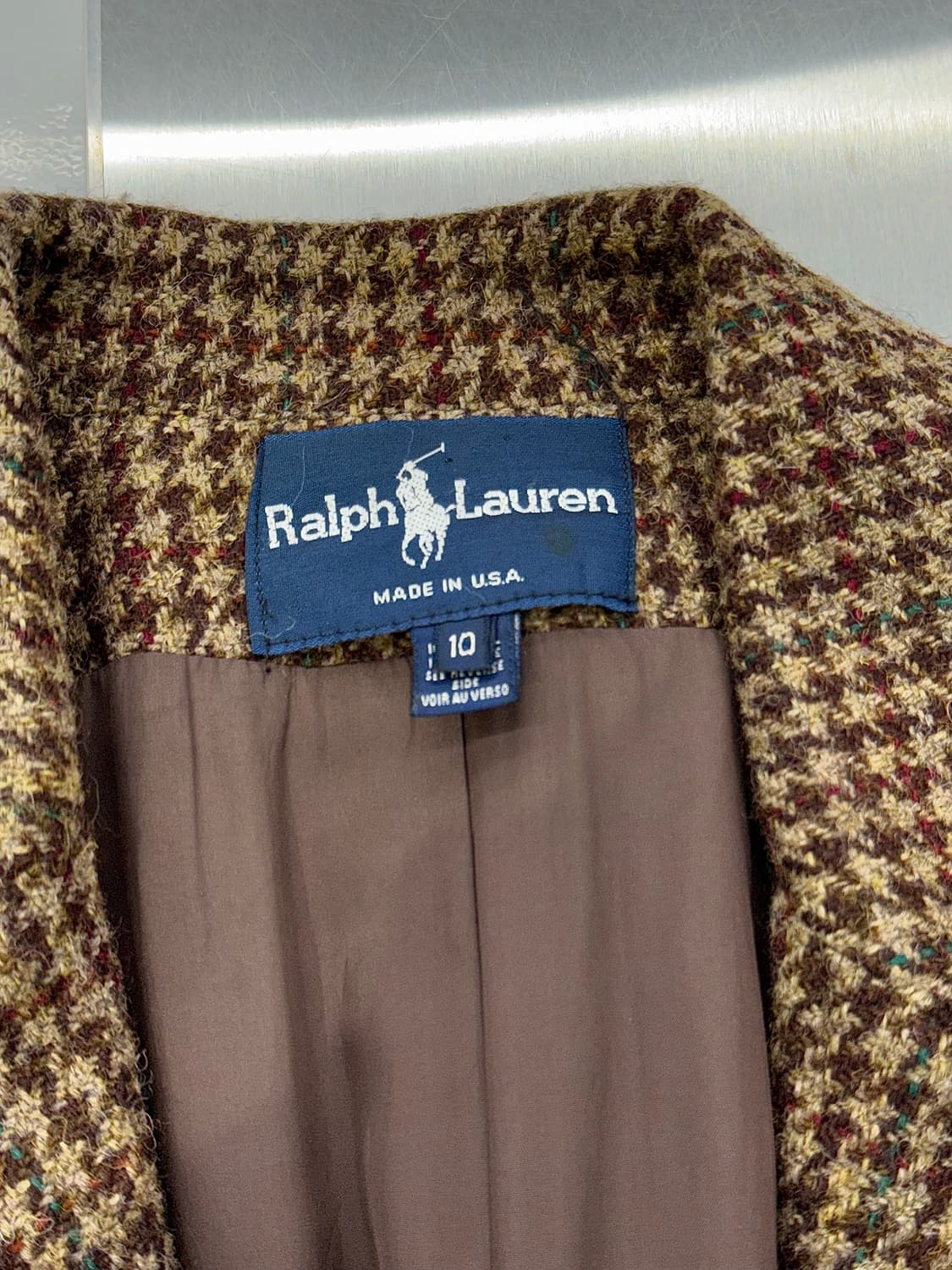 랄프로렌 하운드투스 브라운 트위드 2b 멀티 블레이저 자켓 상품이미지7