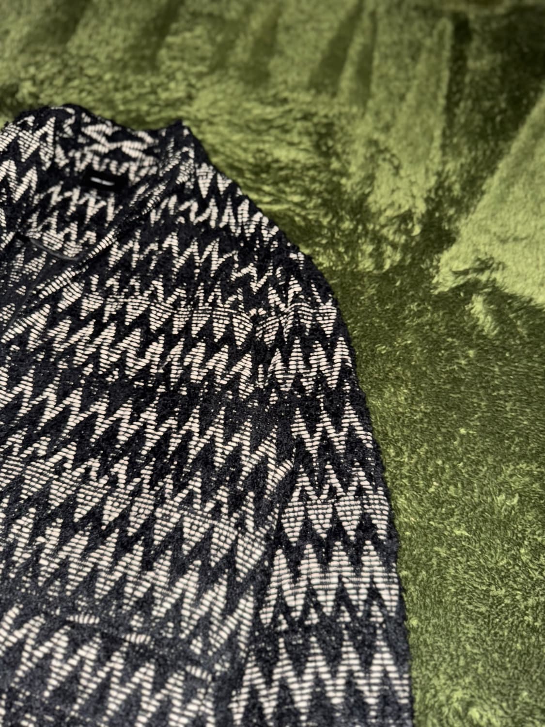 [40] Isabel Marant 이자벨마랑 원버튼 엘리스 자카드 코트 상품이미지4