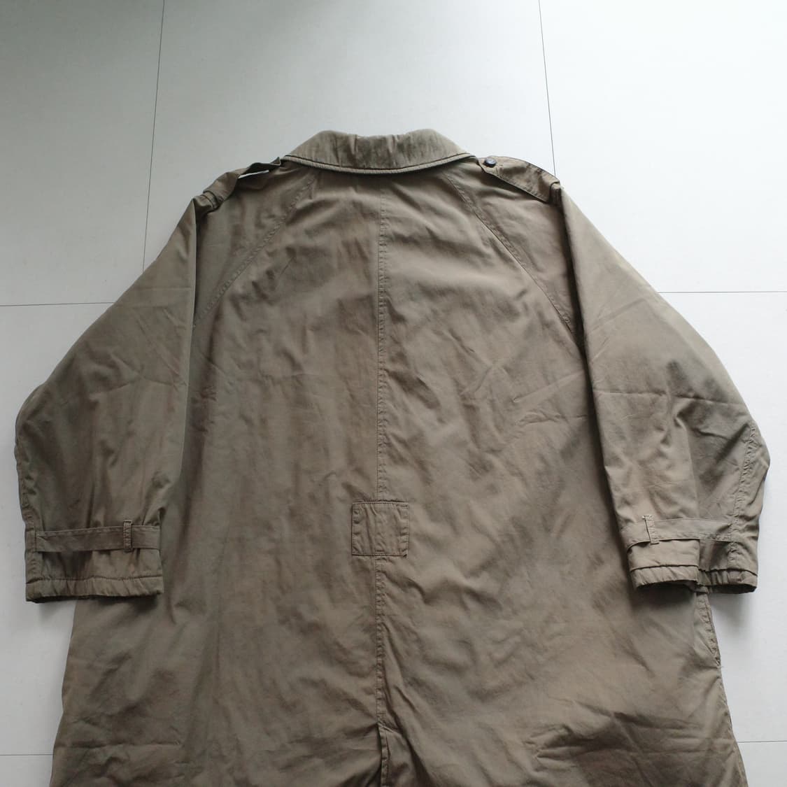 80s CP컴퍼니 빈티지 퀄팅 싱글 발마칸 트렌치 코트 52 상품이미지8