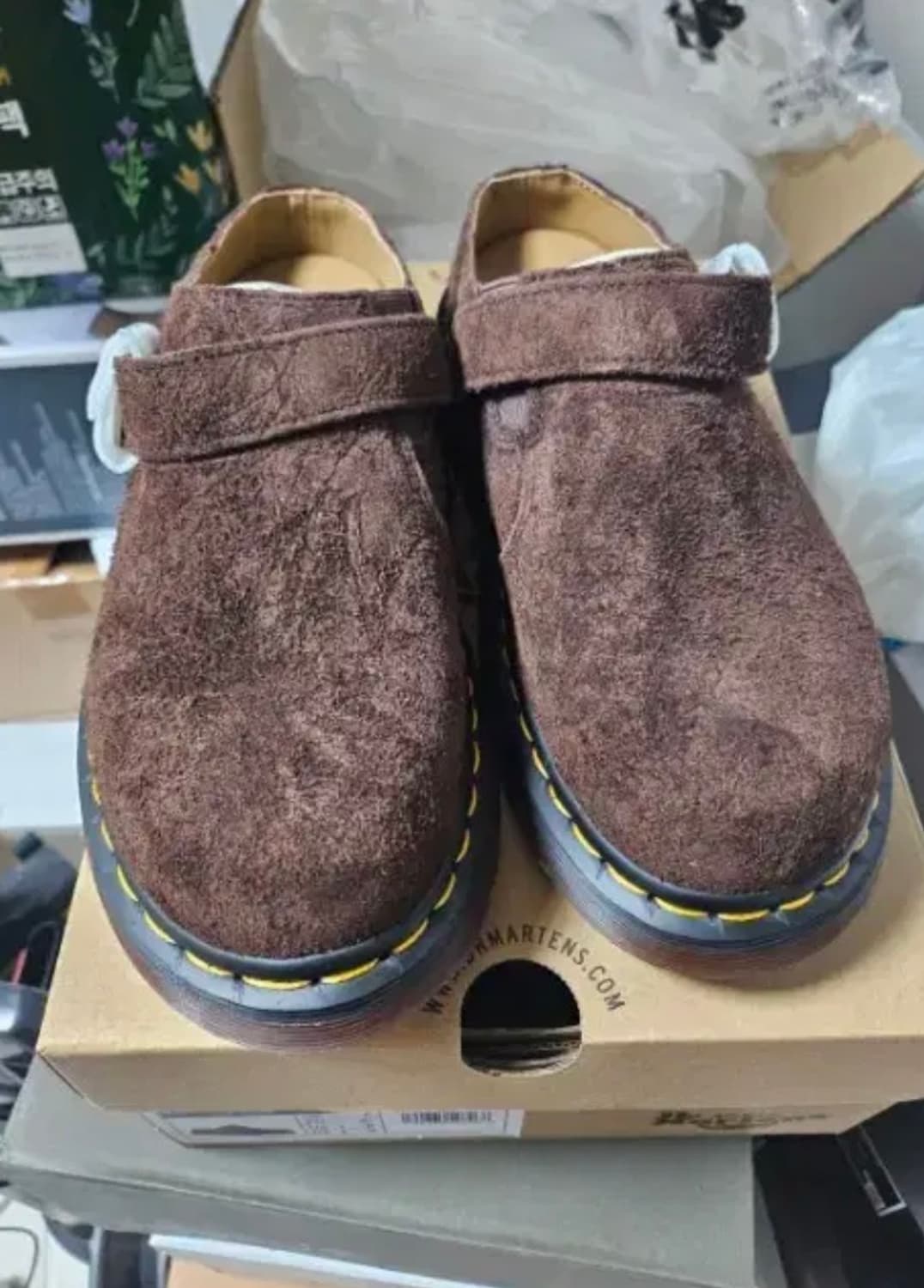 닥터마틴 아이샴 스웨이드 다크브라운 상품이미지1