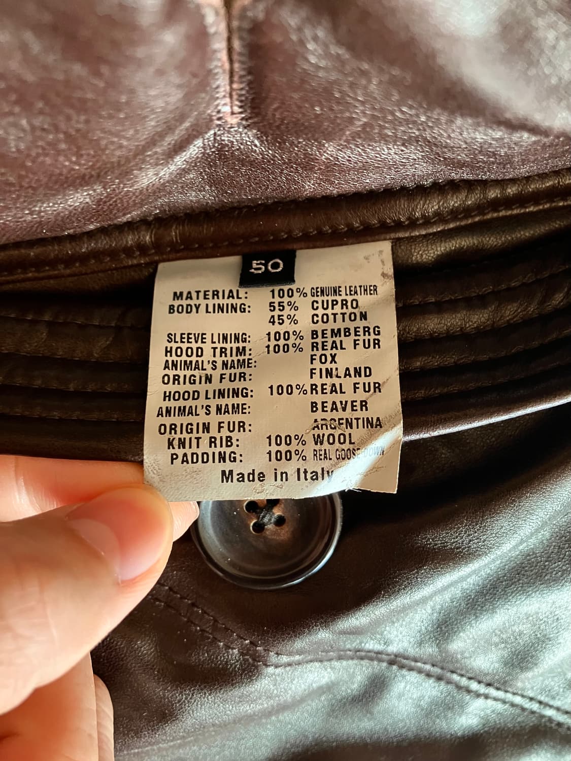 톰포드 가죽 롱패딩 상품이미지8