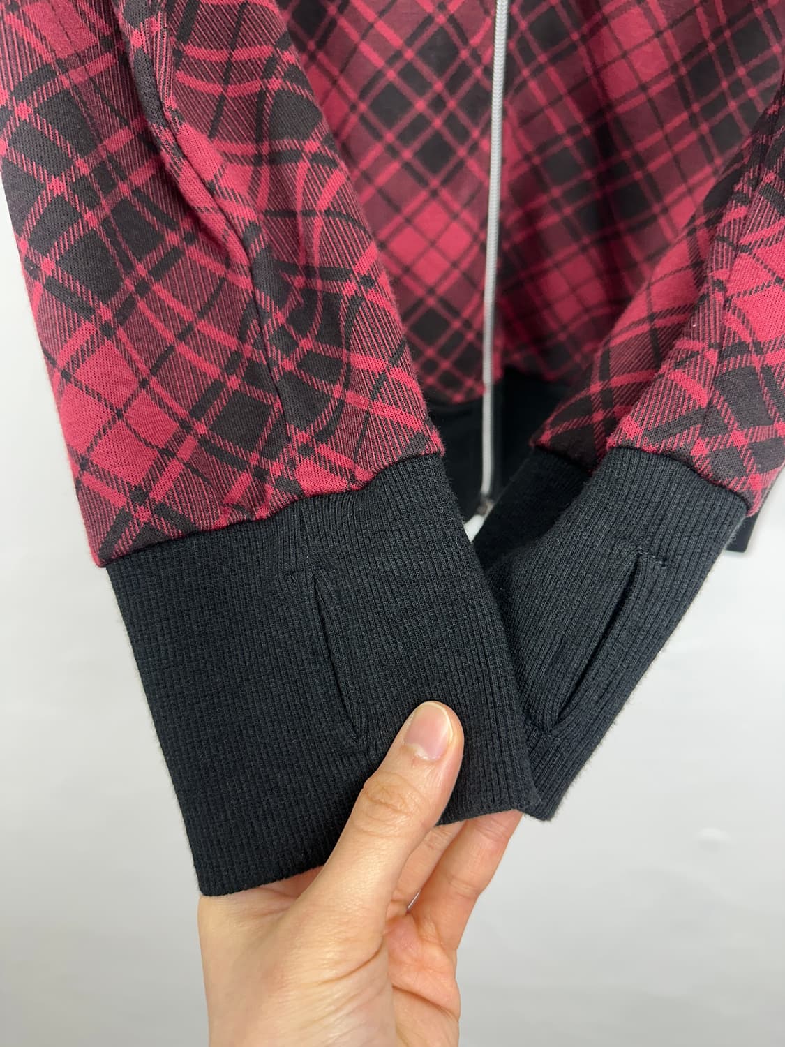 Plus 0ne Bono Check High Neck 2way Zip U 상품이미지6