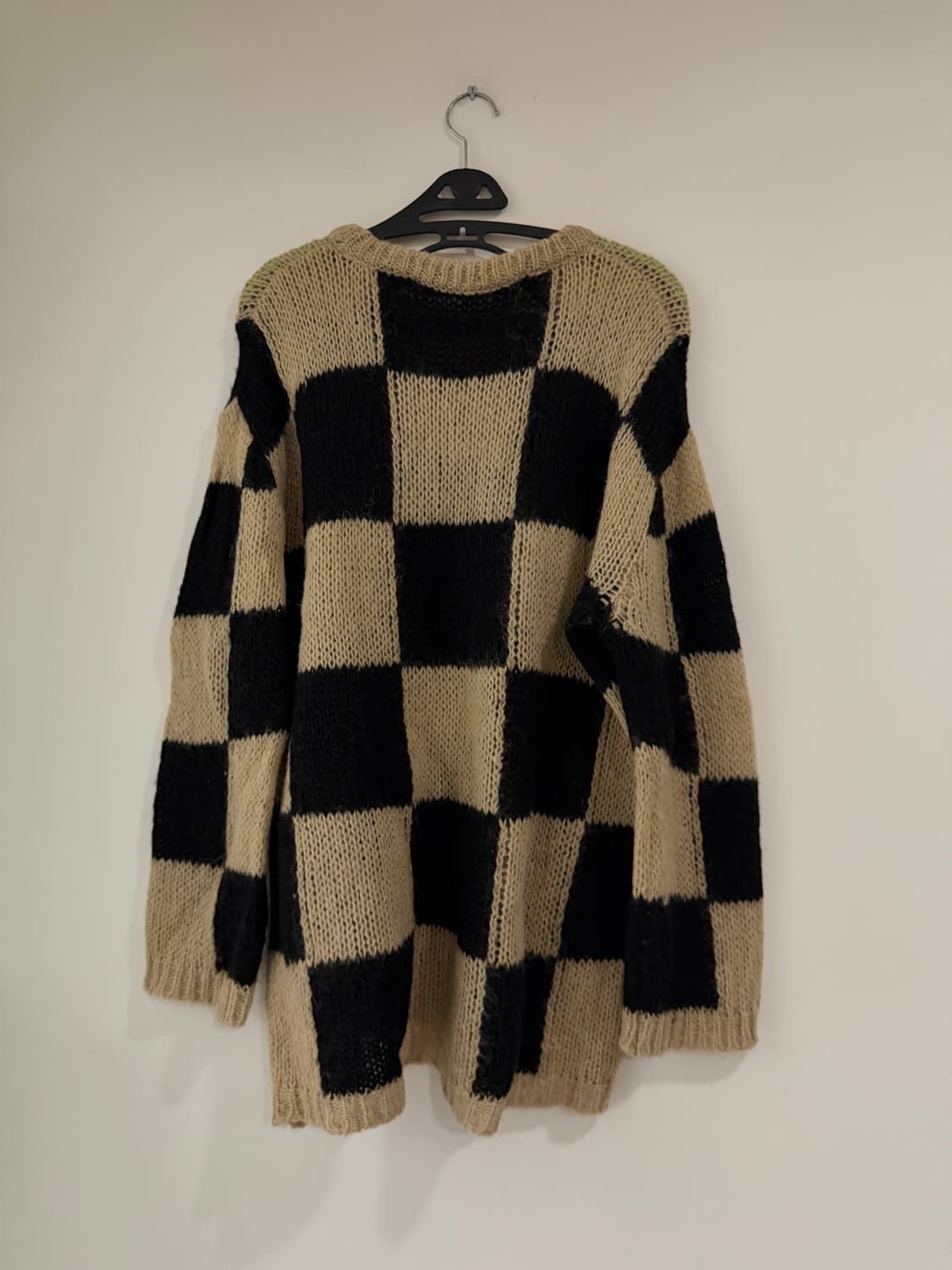 더오픈 프로덕트 체크 니트 상품이미지3