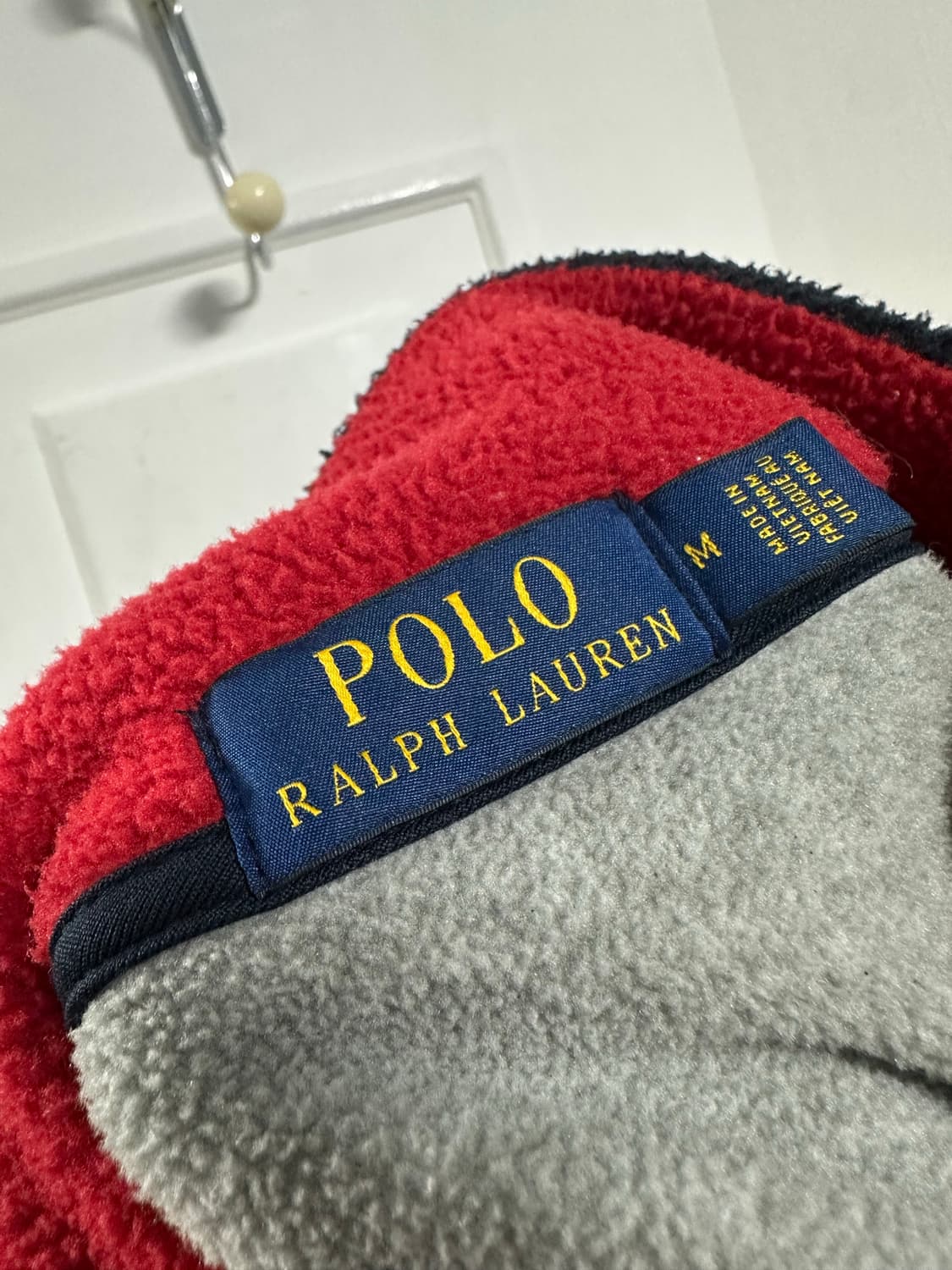 폴로 랄프로렌 성조기 반집업 플리스 상품이미지3