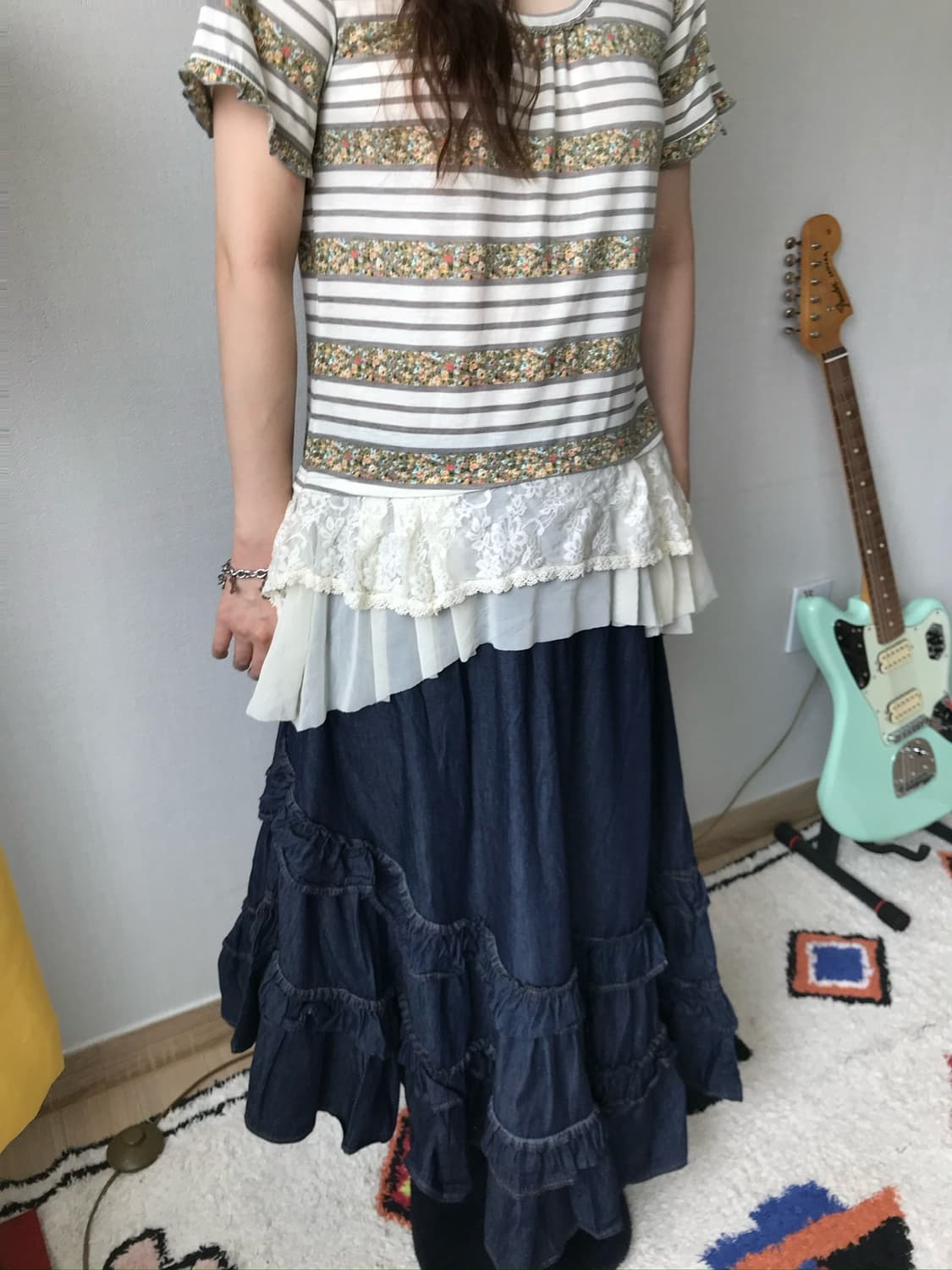 axes femme lace top 상품이미지2