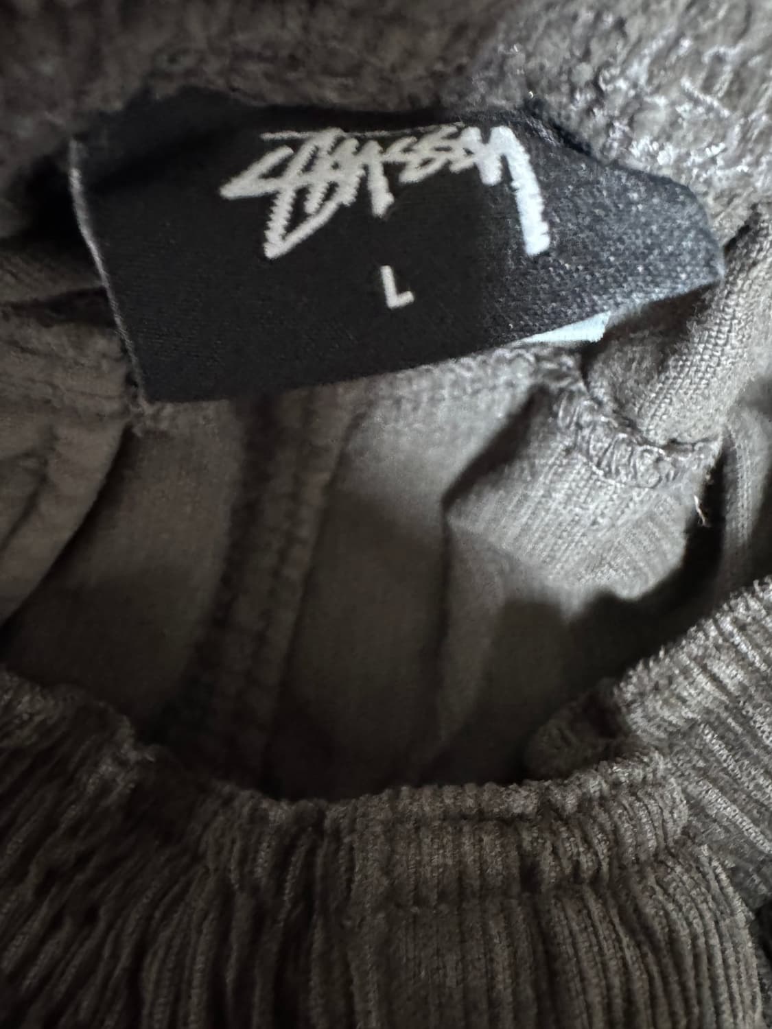 빈티지 00s 스투시 STUSSY 재팬 코듀로이 비치 쇼츠 차콜 L 상품이미지5