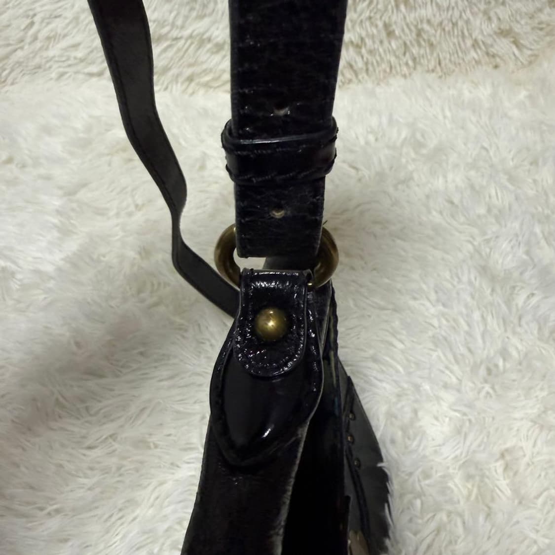 안나수이 레더 플라워 숄더백 상품이미지7