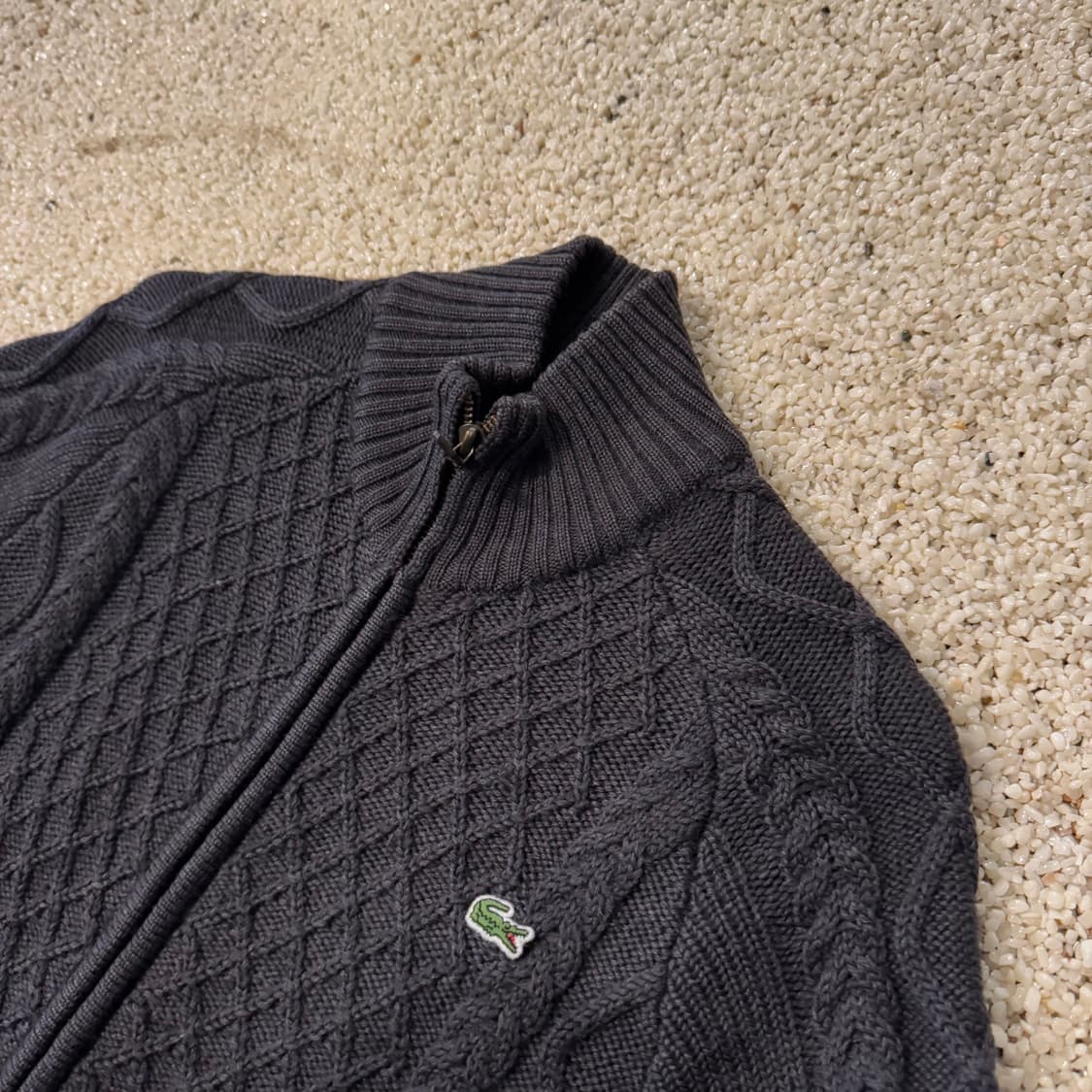 라코스테 긴팔 니트 집업⭐️277 상품이미지2