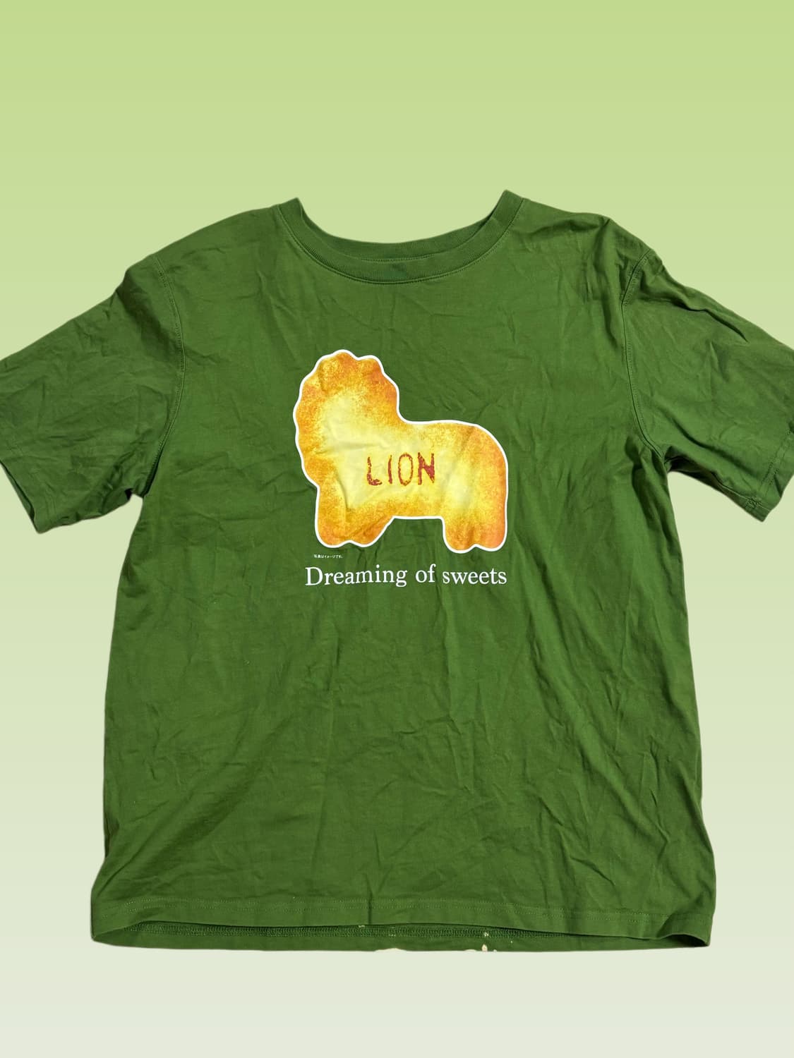 빈티지 긴비스 비스킷 사자 티셔츠 상품이미지1