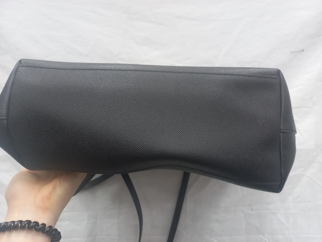 코치 블랙 가죽 숄더백 상품이미지1