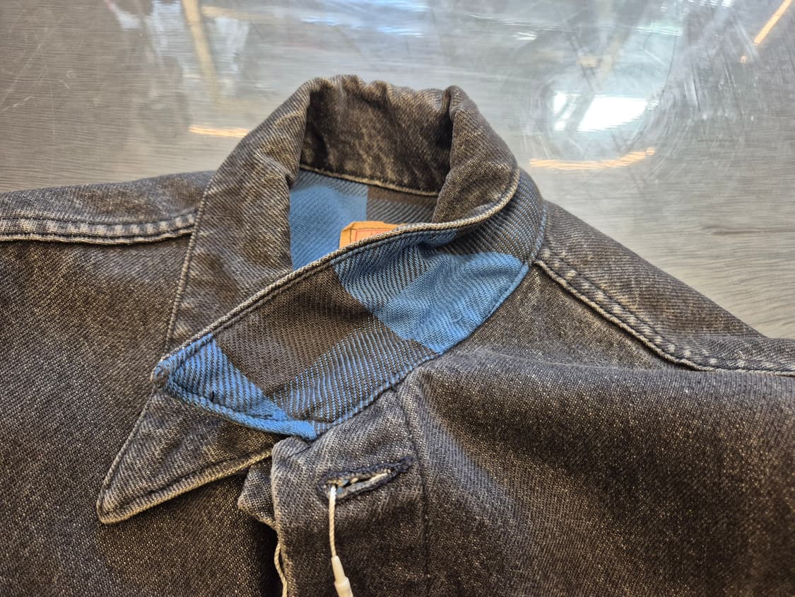 90s 리바이스 블랙 데님 트러커 자켓 상품이미지4