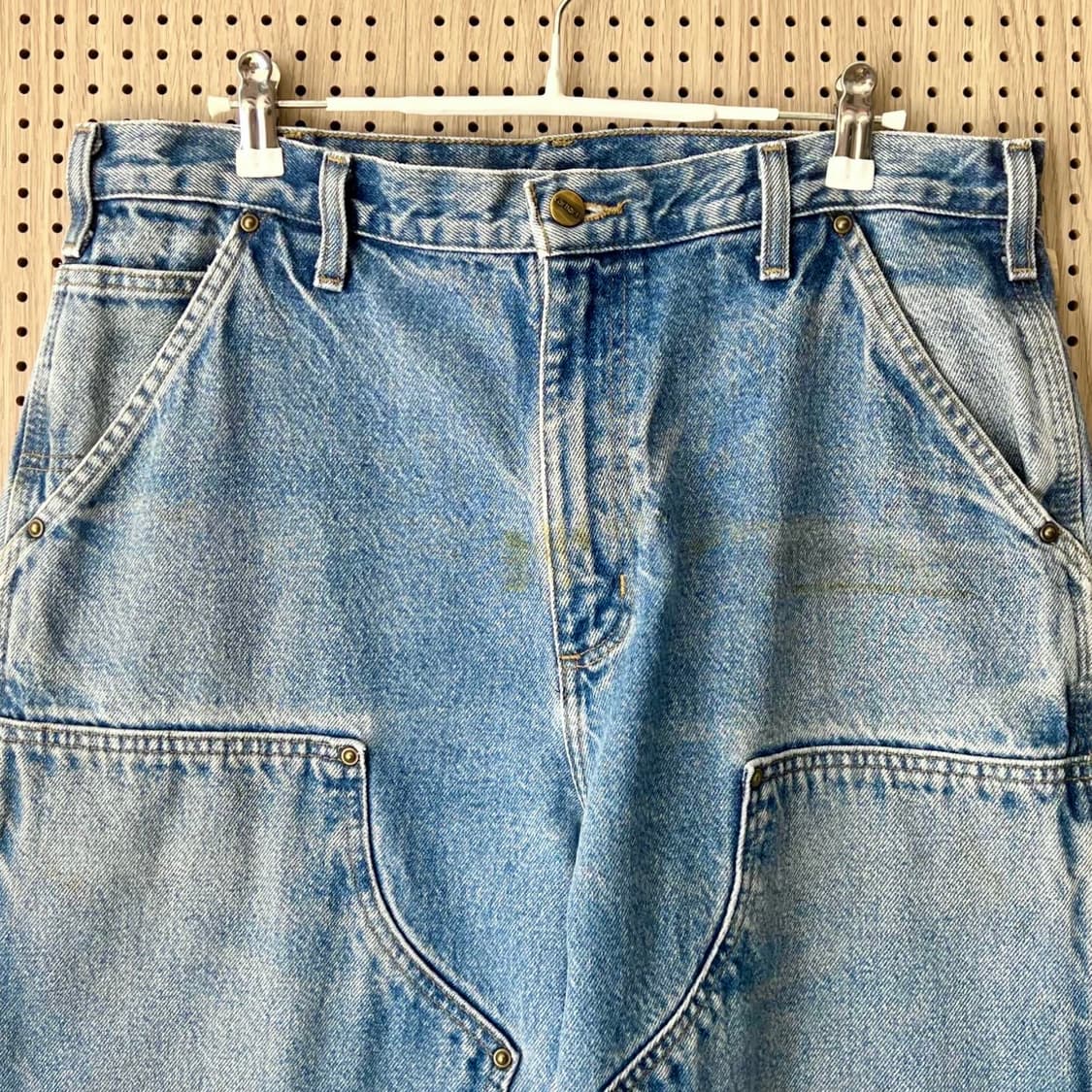 90’s 칼하트 더블니 데님 카펜터진 상품이미지2
