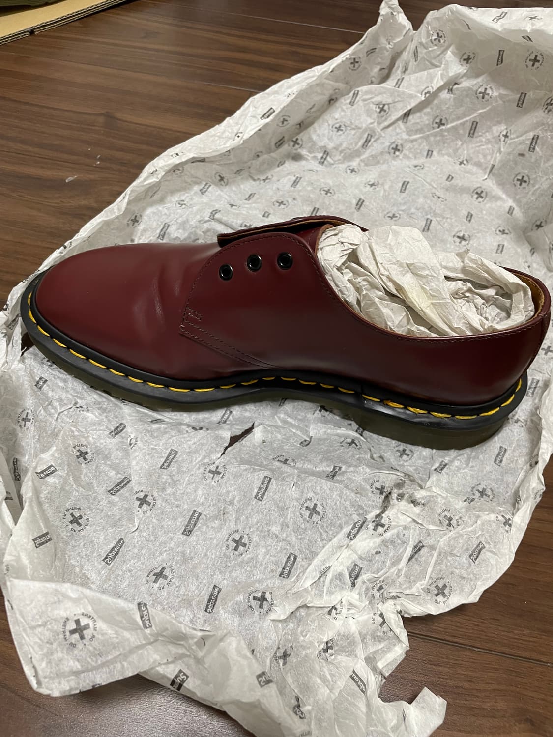 닥터마틴 x 슈프림 1461 빈티지 레드 상품이미지4