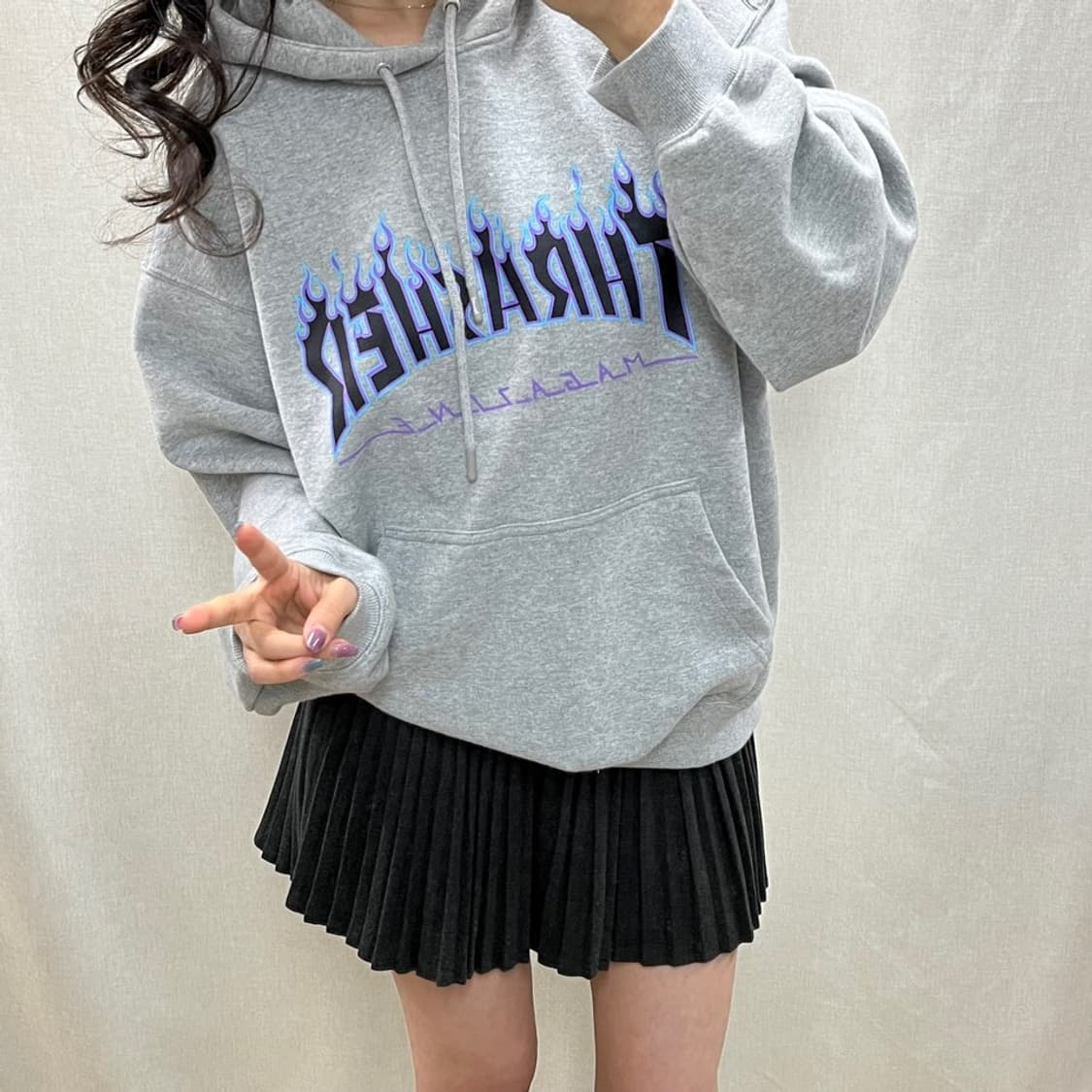 트래셔 후드 티셔츠/#3524 상품이미지2