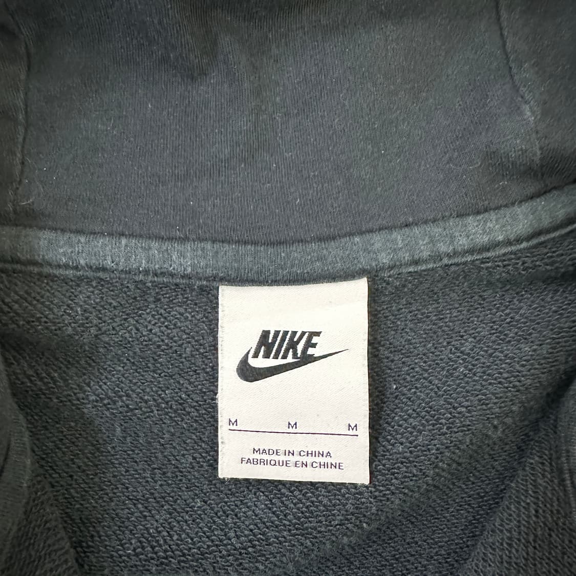 M 나이키 블랙 후드 집업 0327D 상품이미지2