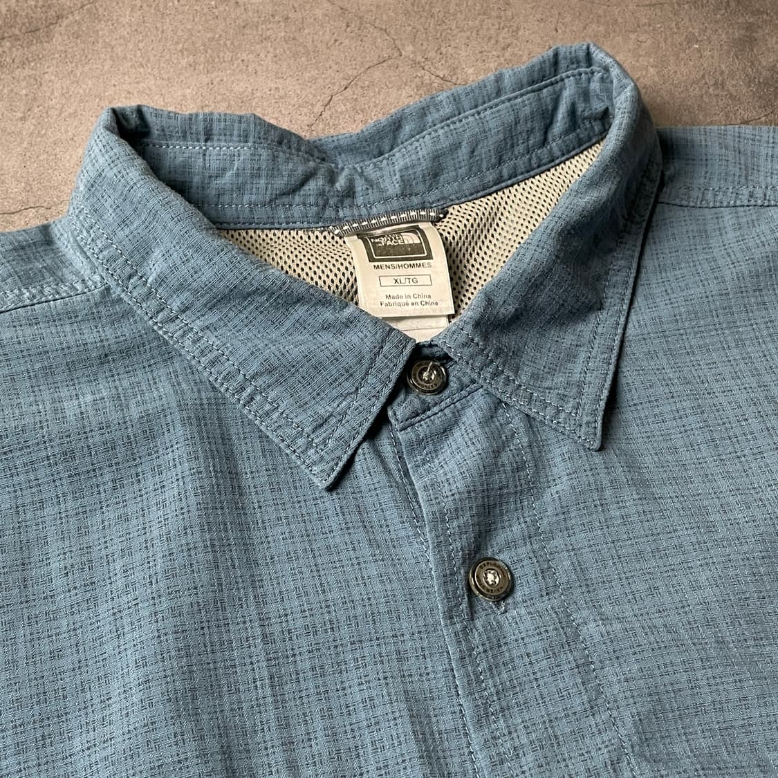 THE NORTH FACE 노스페이스 빈티지 블루 체크 셔츠 A00514 상품이미지2