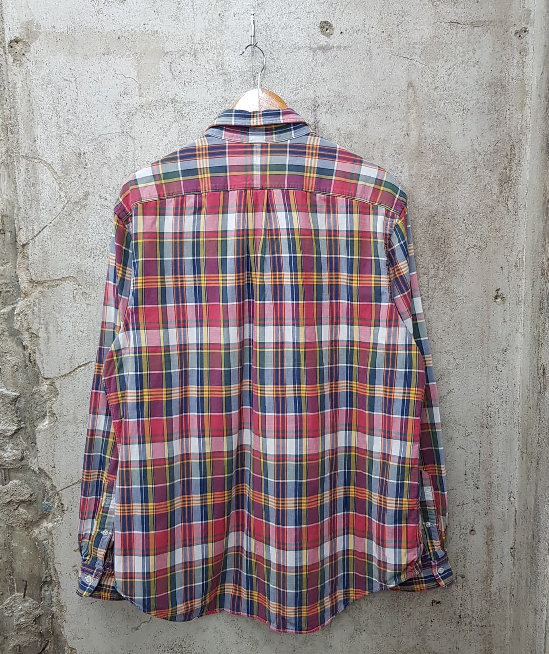 랄프로렌 클래식 체크 버튼다운 셔츠 XL사이즈 상품이미지2