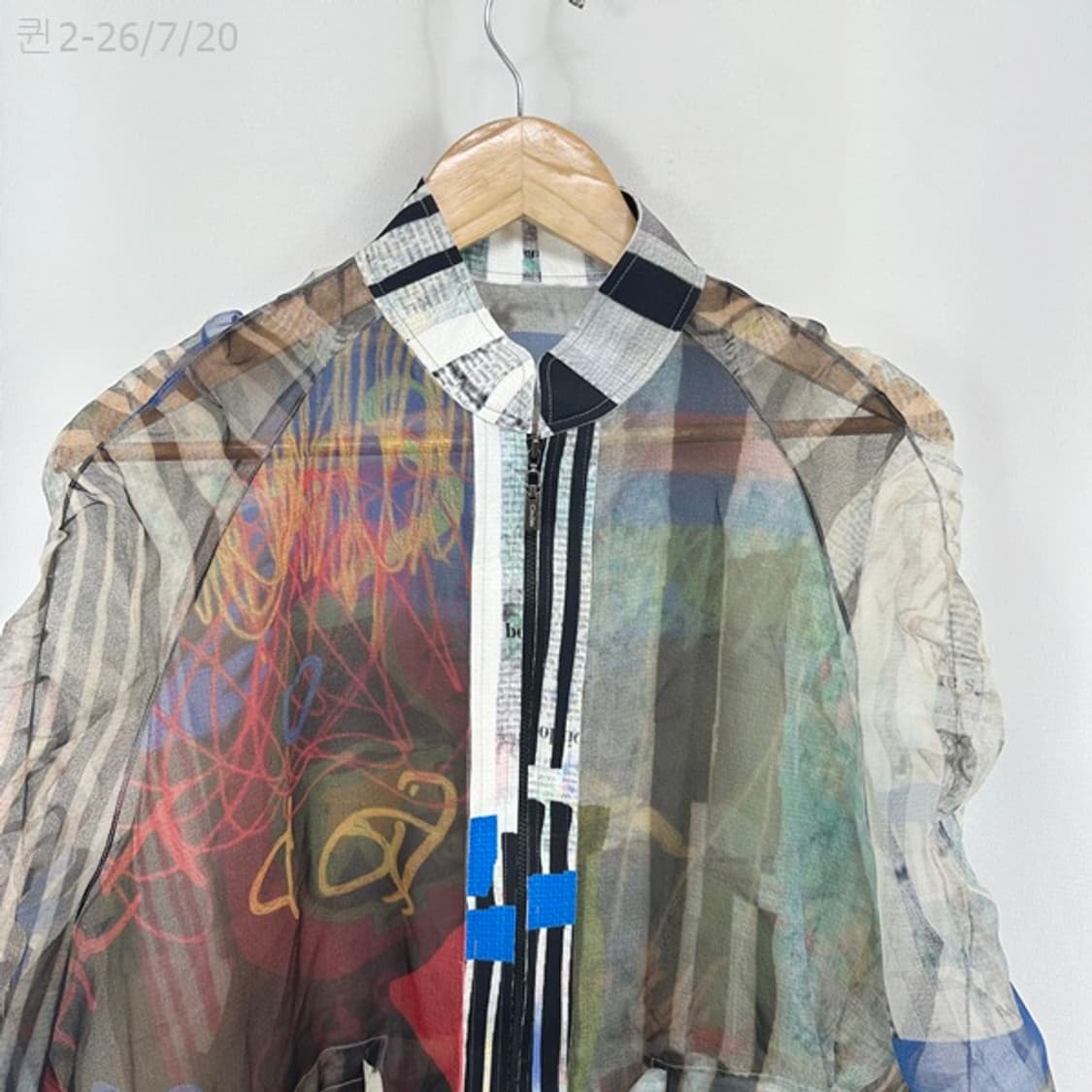 choibok 여자 시스루 롱자켓 (55-88추천) 상품이미지2