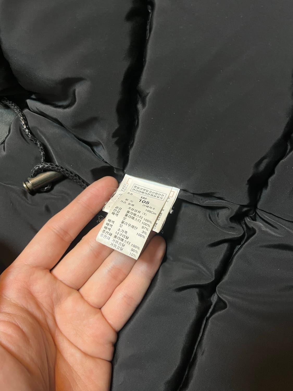 타임 13FW 라쿤 퍼 구스다운 레더 파카 105 상품이미지7