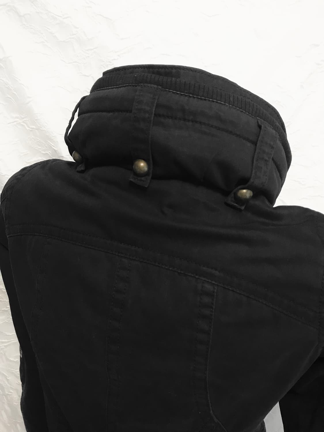 빈티지 y2k 펑크 지퍼 디테일 하이넥 후드 점퍼 자켓 상품이미지7