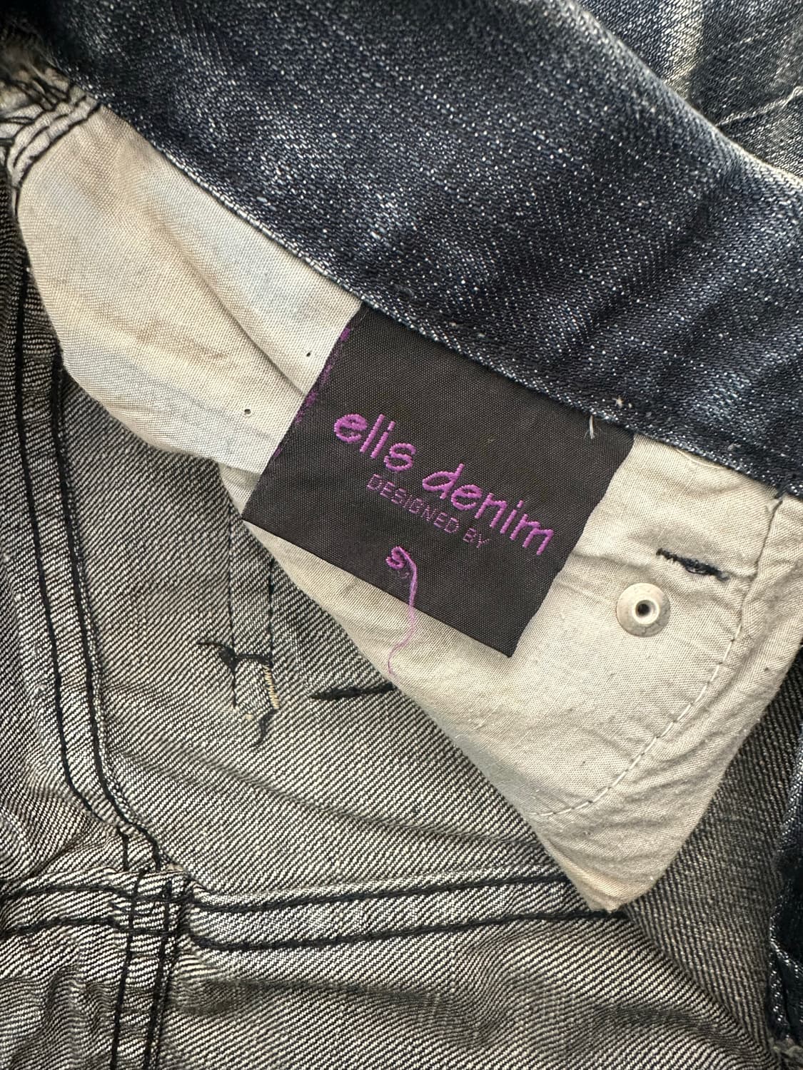 S)Japanese vintage Y2K 포켓 데님 미니스커트 상품이미지4