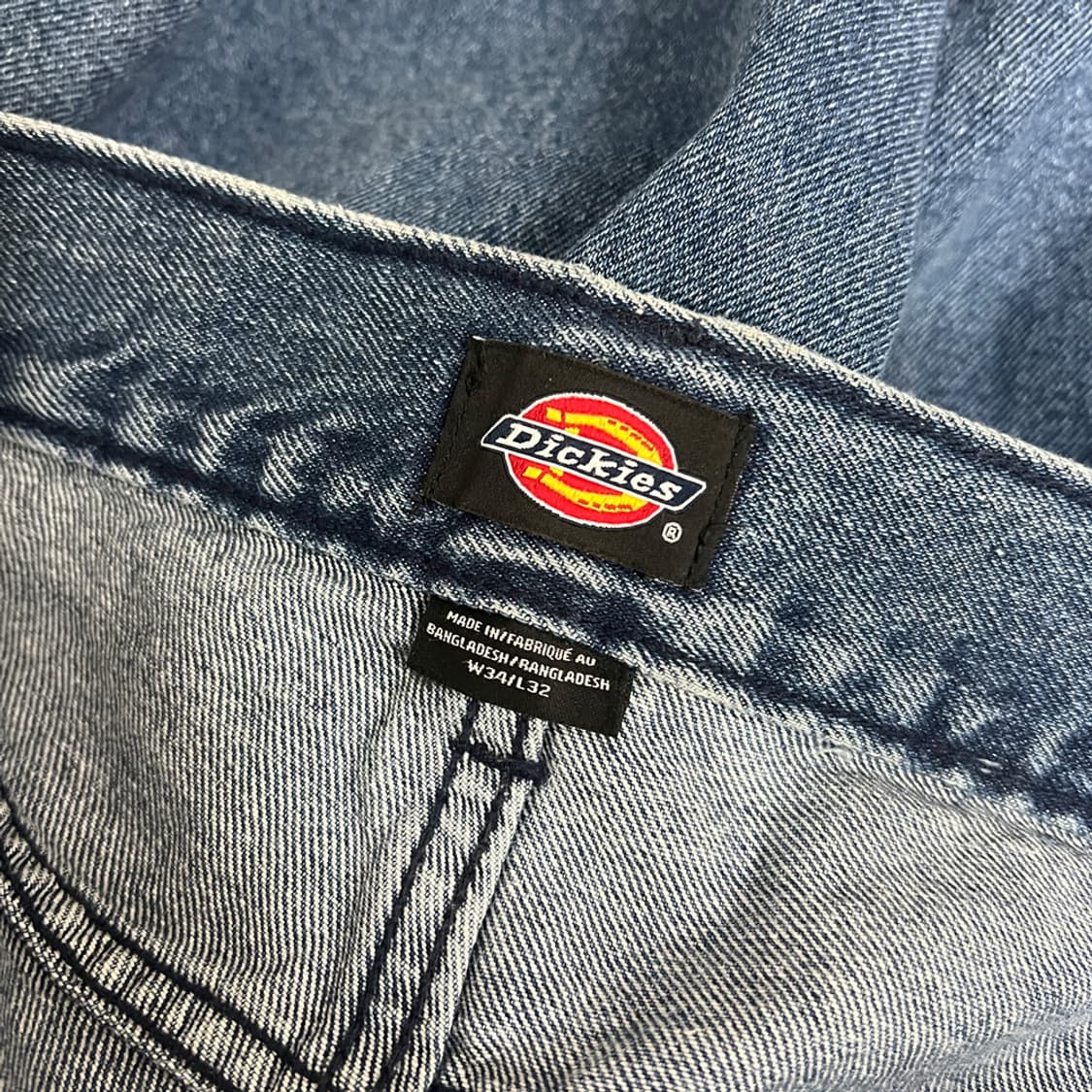 디키즈 루즈핏 더블니 데님 팬츠 청바지 34 상품이미지4