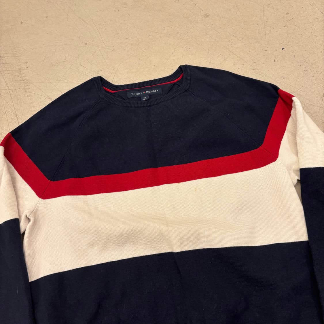 타미힐피거 컬러블럭 니트 상품이미지2
