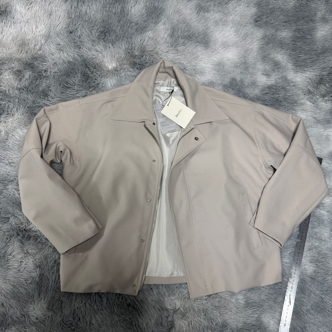 아르반 투웨이 스냅 블루종 자켓  1사이즈 상품이미지6