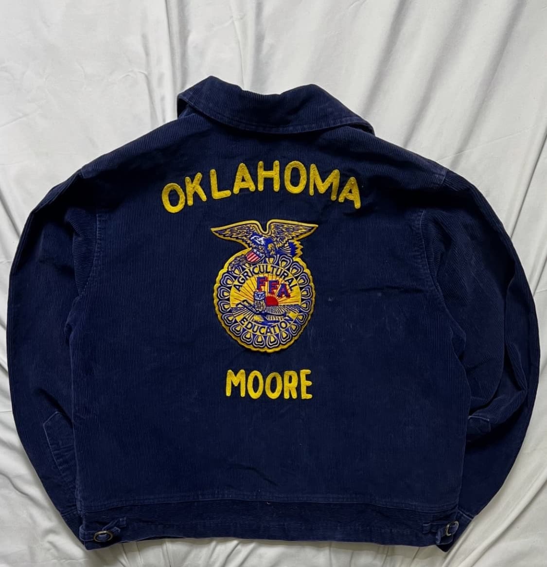 빈티지 라인 FFA 코듀로이 블루종 자켓 판매합니당(황금사이즈) L-XL 상품이미지2