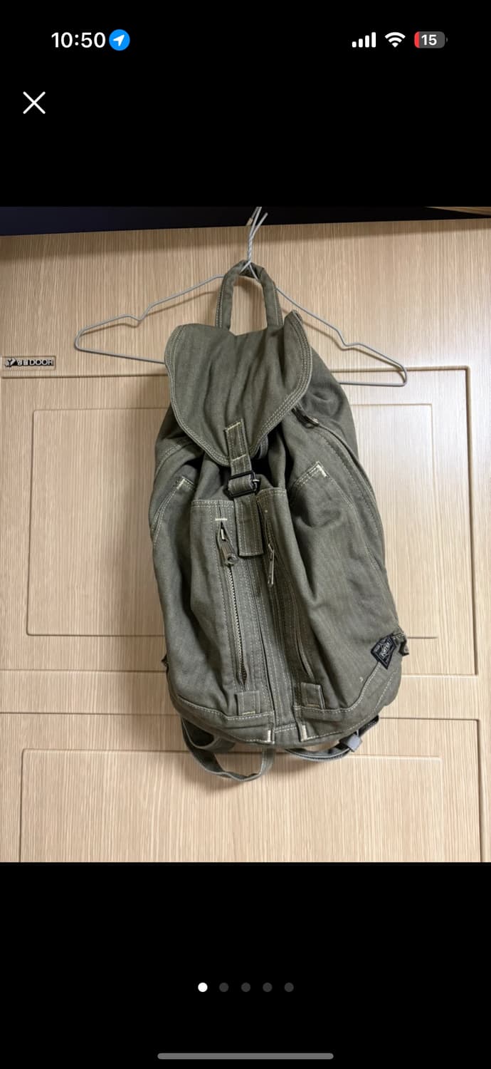 요시다포터 캔버스 스톤워시 럭색 백팩 상품이미지1