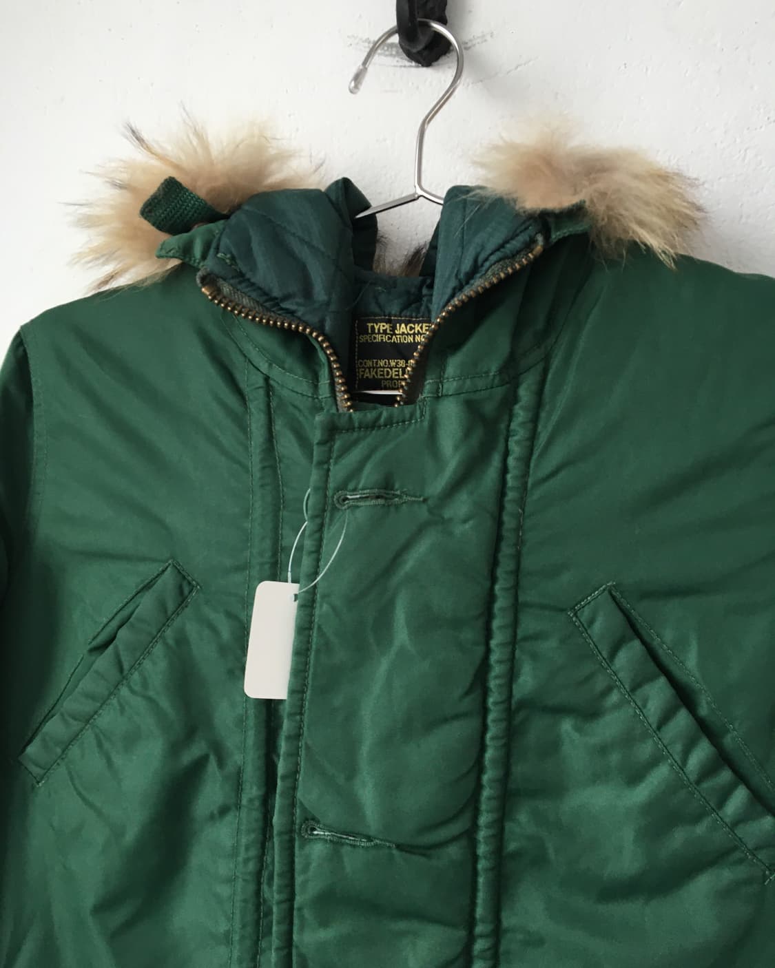 Fake fur hood jacket 상품이미지4