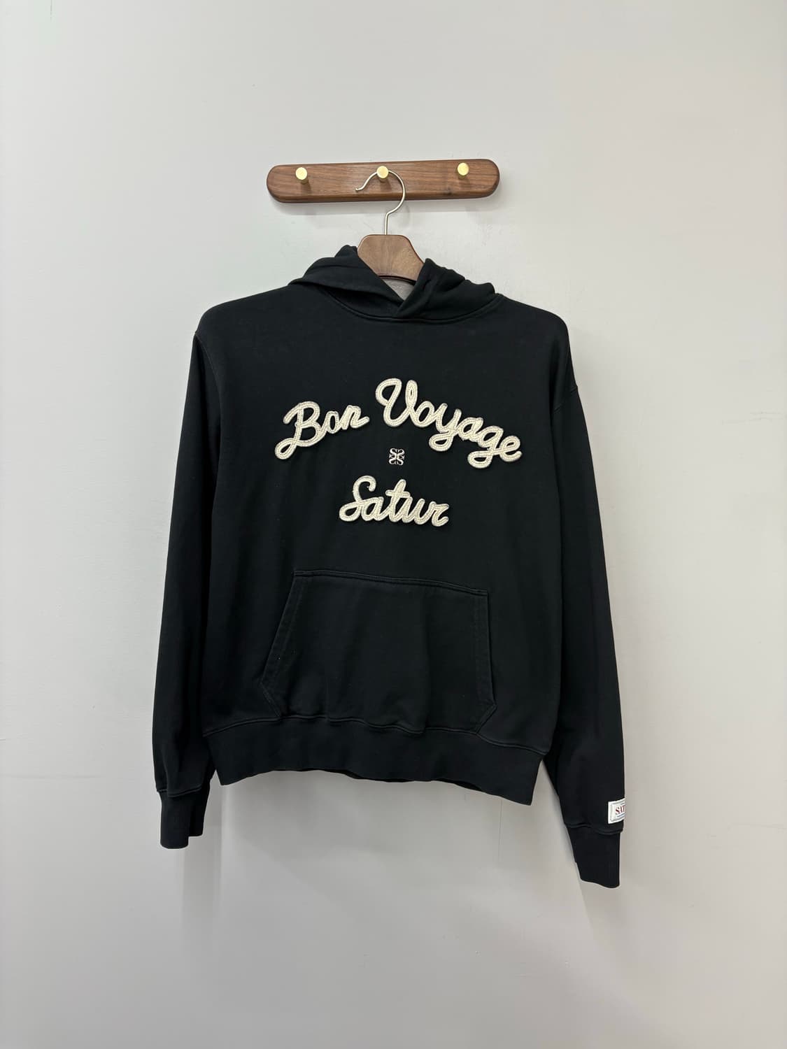 세터 블랙 본보야지 후드티 A2130 상품이미지2