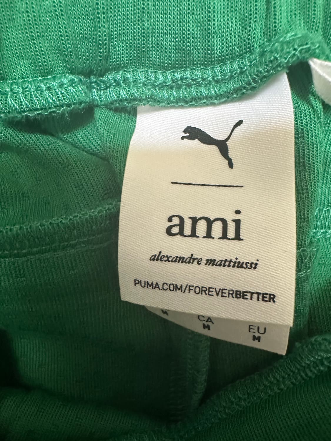 아미 푸마 하트 로고 엠브로 밴딩 와이드 트랙 팬츠남여공용 상품이미지8