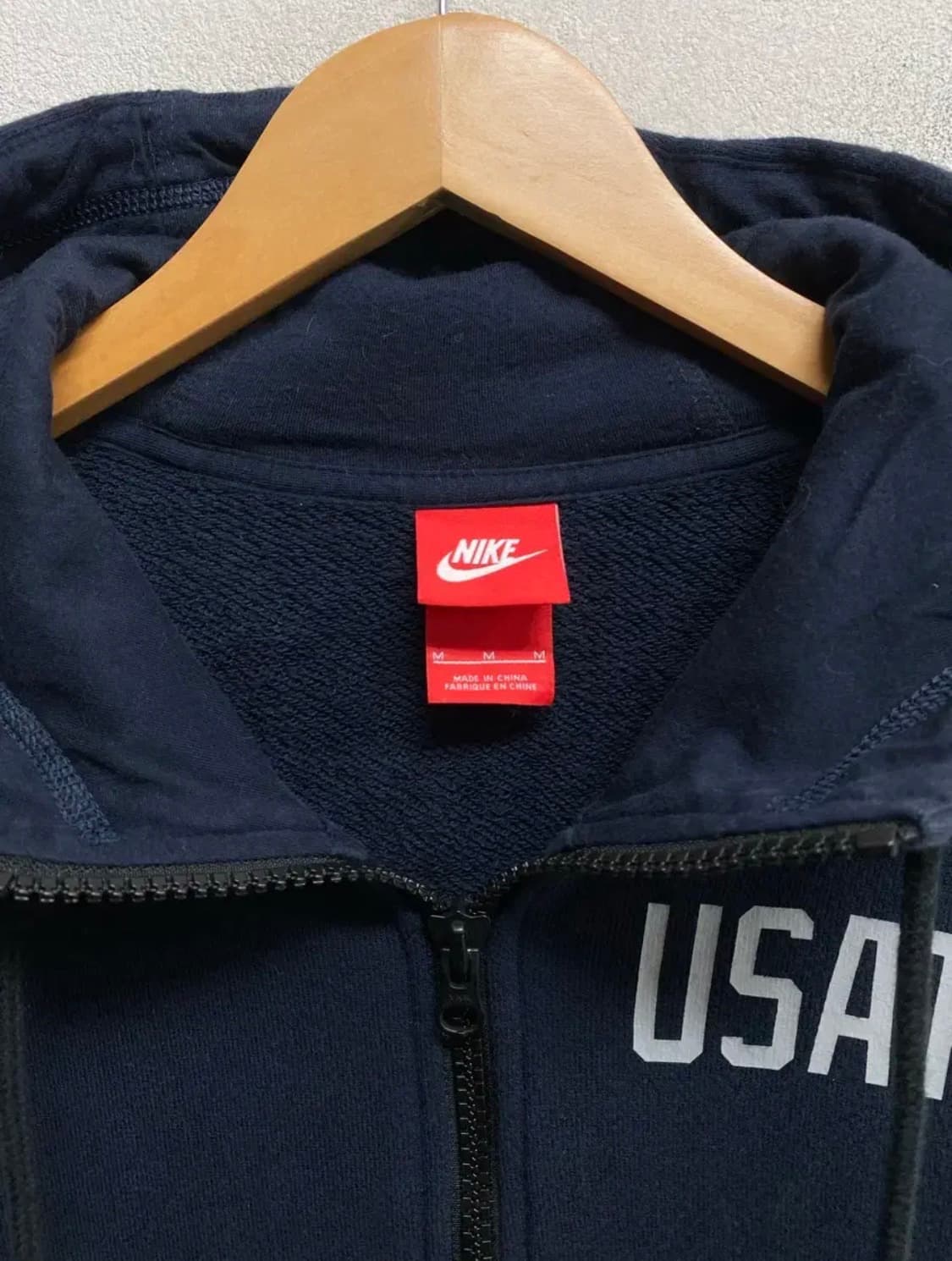 나이키 USATF 네이비 후드집업 M 상품이미지5