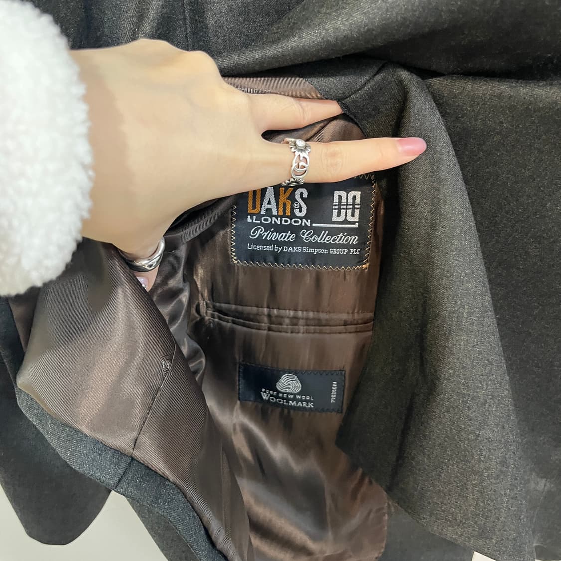 닥스 남성 모 캐시미어 자켓 95-100 상품이미지4