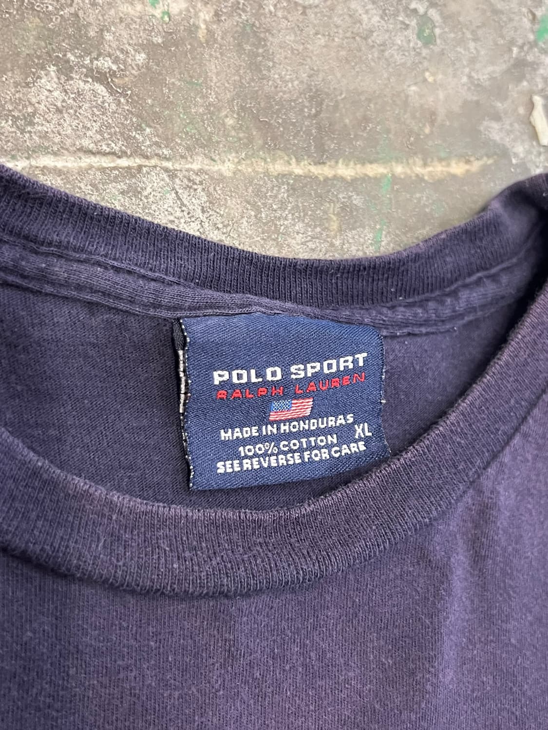 [XL] 폴로 스포츠 랄프로렌 로고 USA 네이비 반팔 티셔츠 상품이미지7