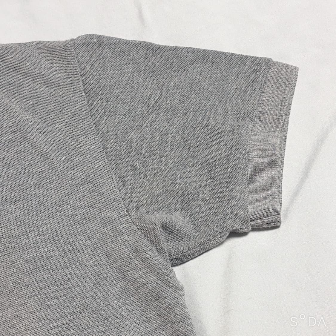 꼼데가르송 플레이 카라 반팔티 M 그레이 상품이미지6