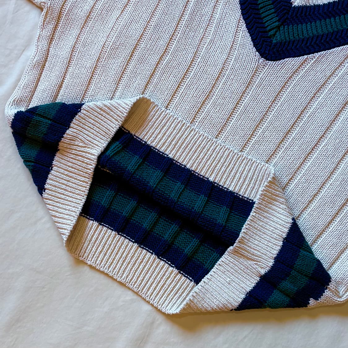 [108-112] 80s USA Eddie Bauer 코튼 크리켓 니트 상품이미지5