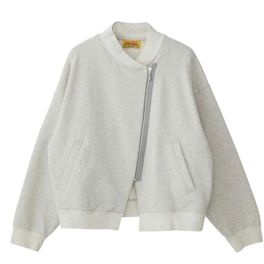 [새제품] 히스테릭글래머 탑 점퍼 러브 아플리케 그레이 상품이미지2