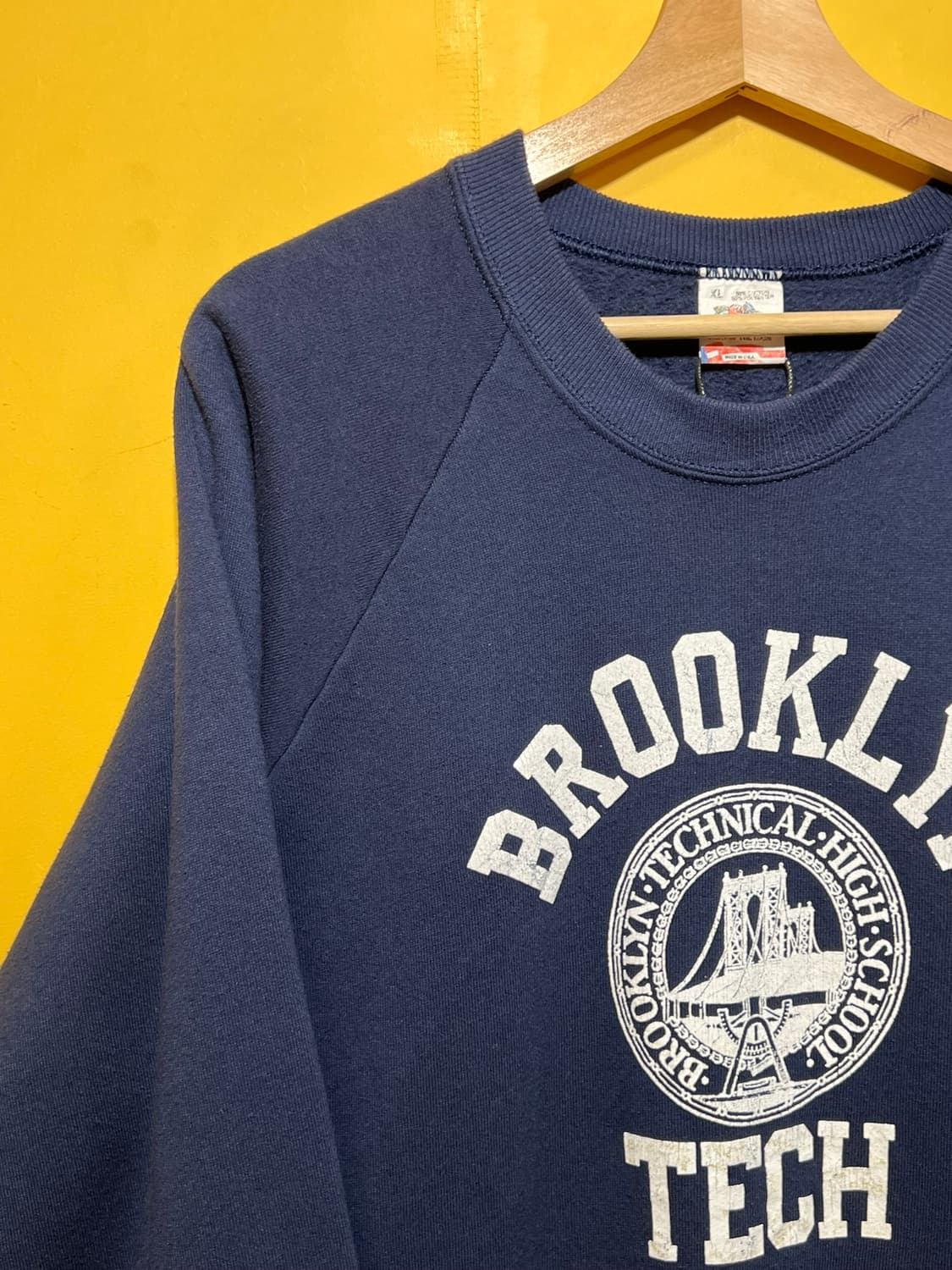 90s [XL] 프룻오브더룸 USA 빈티지 스웨트셔츠 네이비 맨투맨 상품이미지3